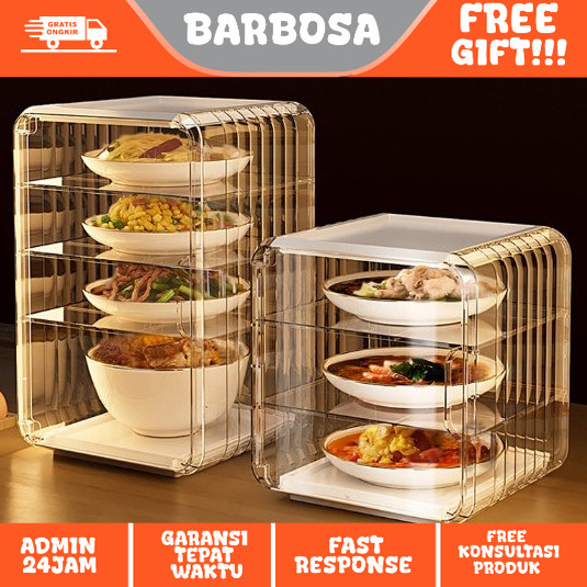 Tudung Saji Susun Jumbo/Tudung Saji Rak Makanan/Tudung Saji Kekinian Rak/Tudung Saji Rak Makan Multi