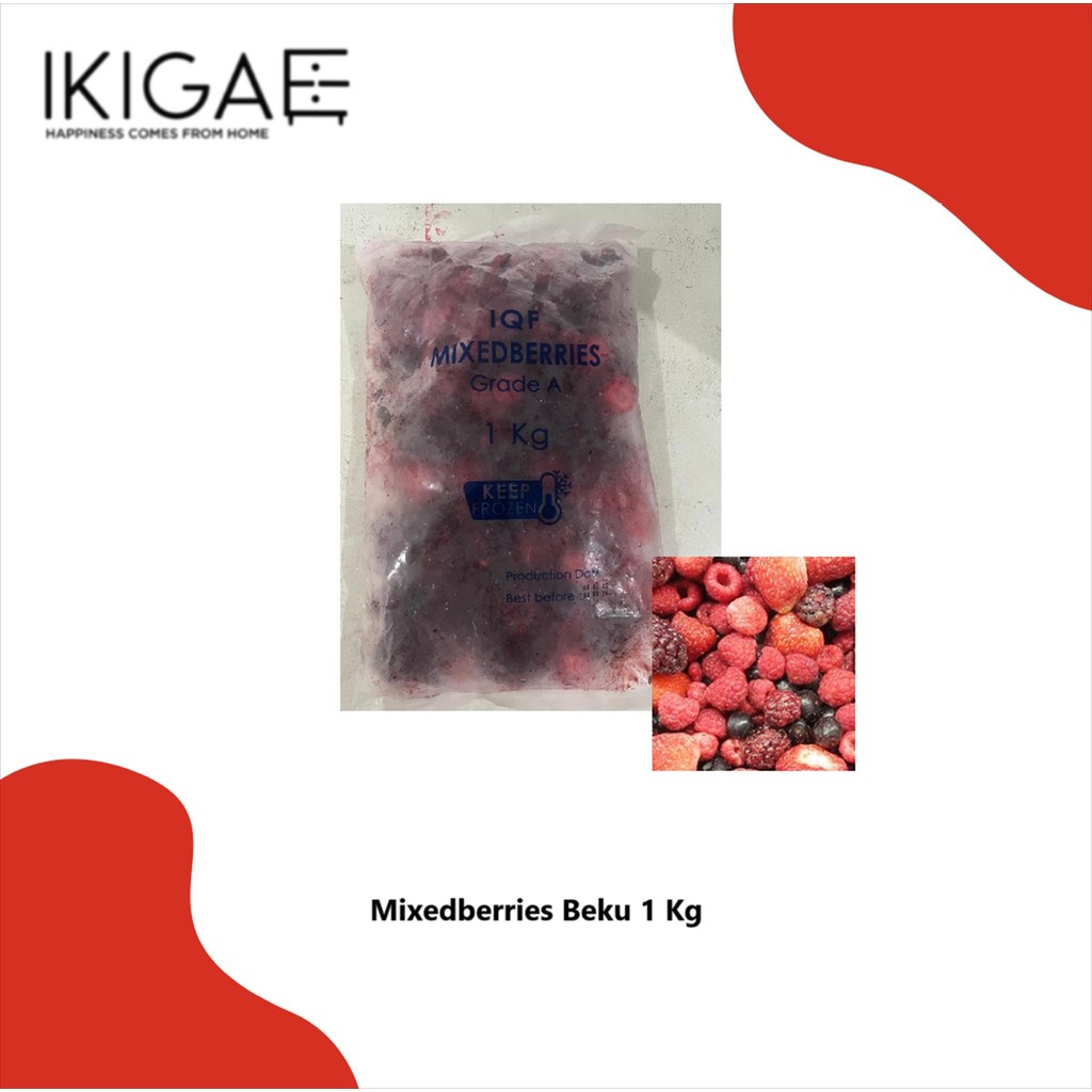 

MIXED BERRIES IQF / MIX BERRY FROZEN / BEKU 1 KG