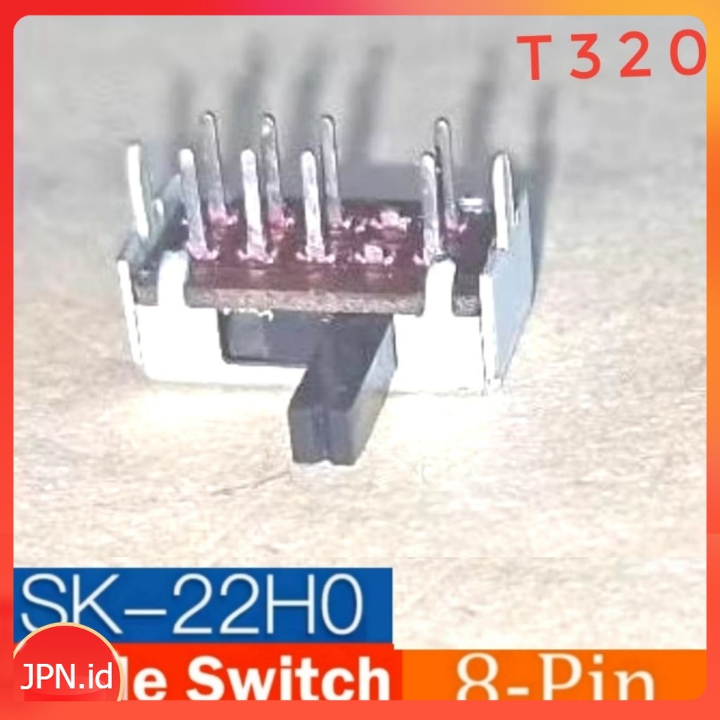 Saklar Geser Mini 8 Pin Original Comax Toggle Switch Slide SK-22H07VG6T SK-22H07 - JPN