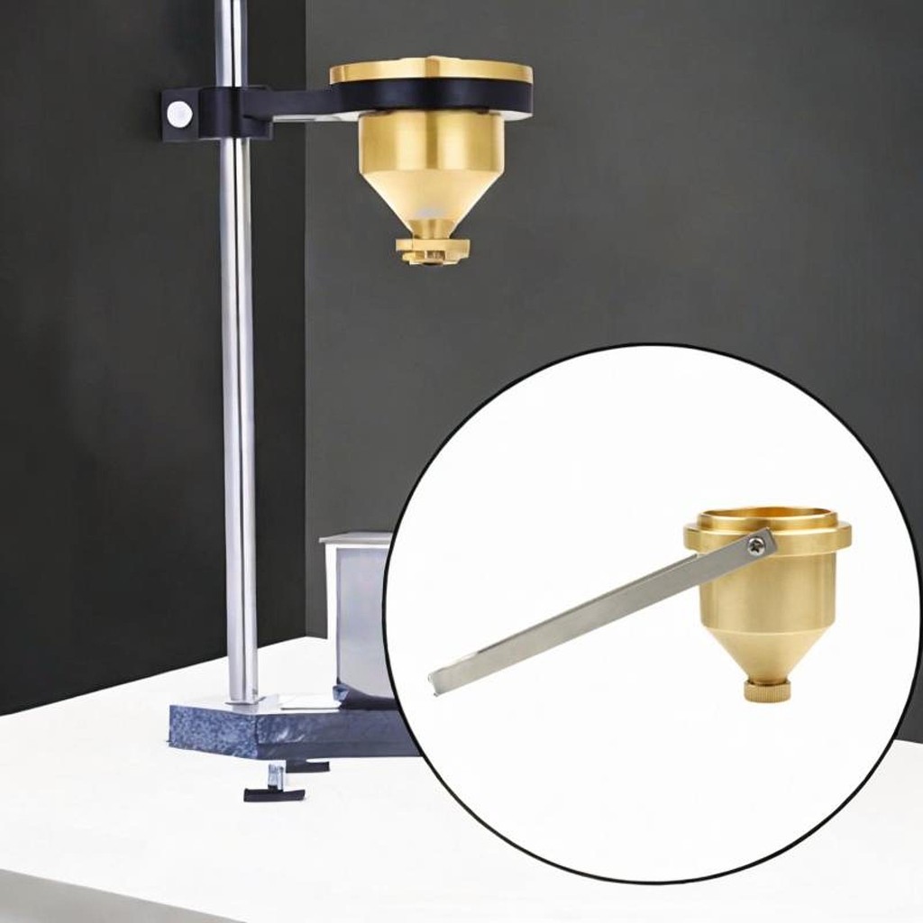 

Paint Viscosity Cup,Portable Sturdy for Test Viscosity,Professional,Copper, Lightweight,Viscometer #4 Cup