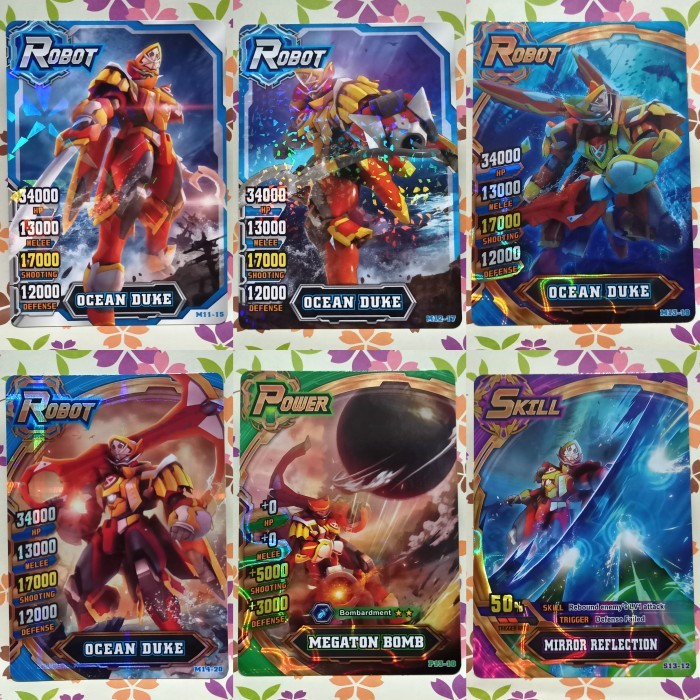 hero of robots crystal bronze OCEAN DUKE robot / power / skill