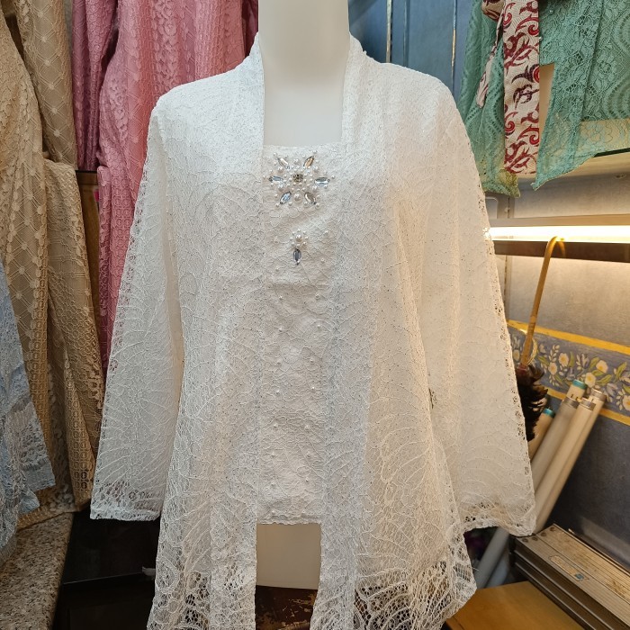 

✨LARIS✨ -ATASAN KEBAYA KUTU BARU PUTIH - kutu baru putih