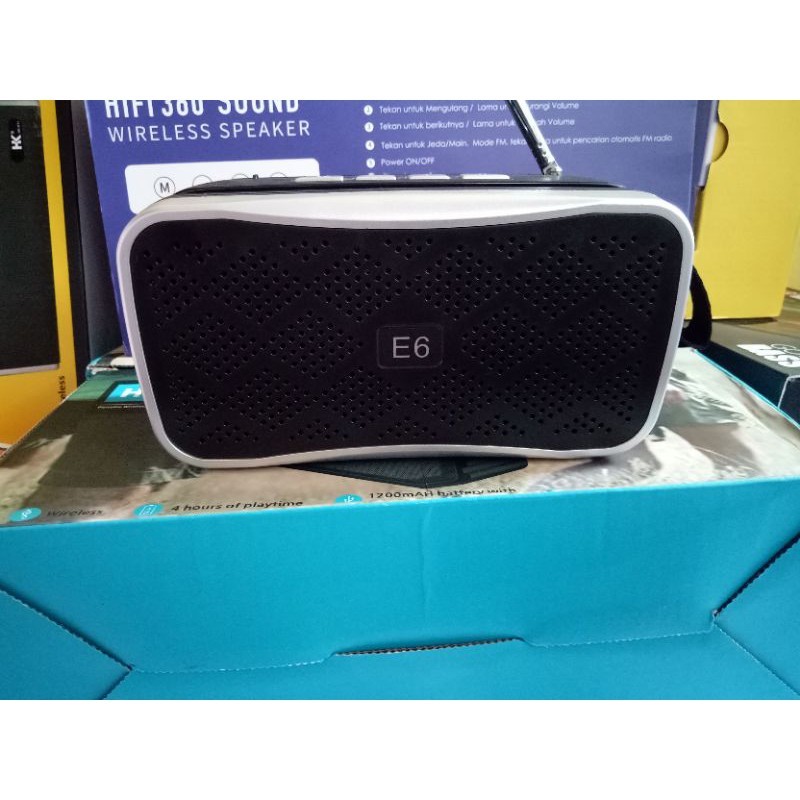 Speaker Bluetooth E6 Portable Wireless