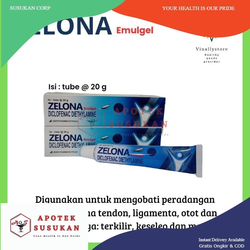 ZELONA Emulgel  Tube 20g