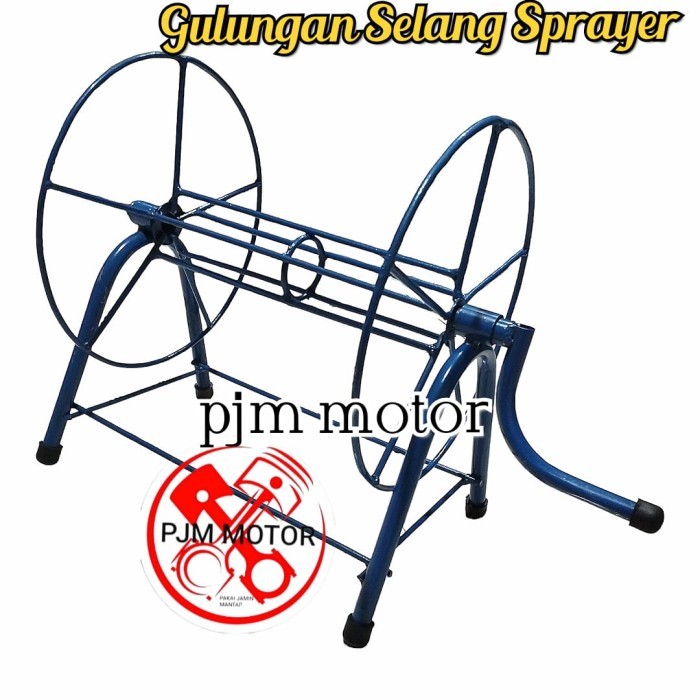 Gulungan selang air untuk power sprayer atau pompa steam
