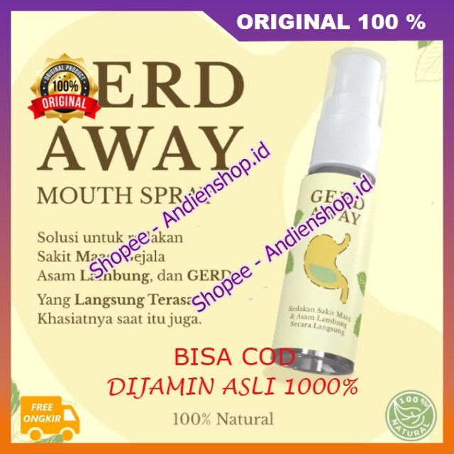 

Gerd Away Mouth Spray Obat Herbal Lambung Sakit Maag Redakan Asam Lambung Secara Langsung 100% ASLI