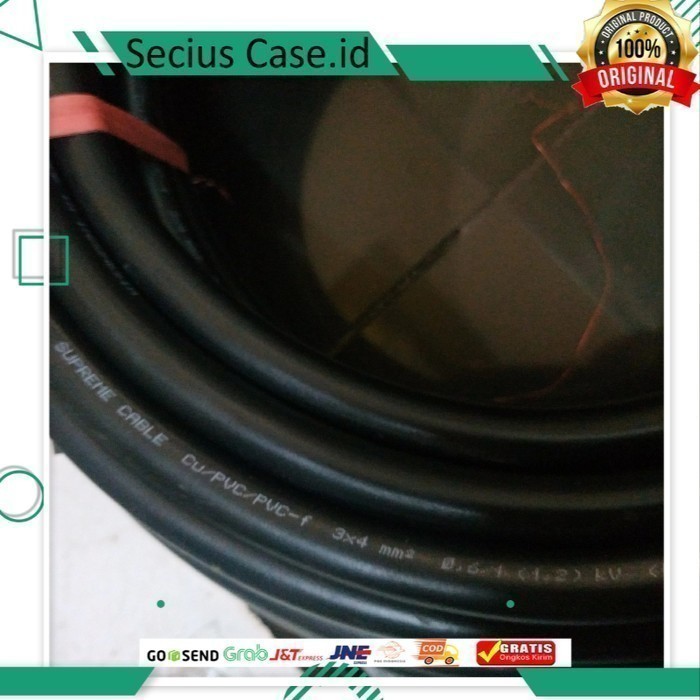 KABEL SERABUT NYYHY 3x4MM 3x4 MM SUPREME ROLL 50M METER