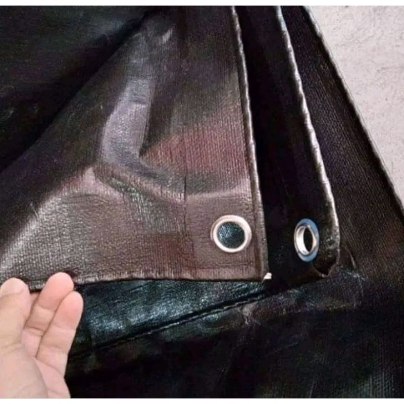 PRABU TERPAL TERPAL HITAM A12 UKURAN 4x6 4x5 4x4 waterproof