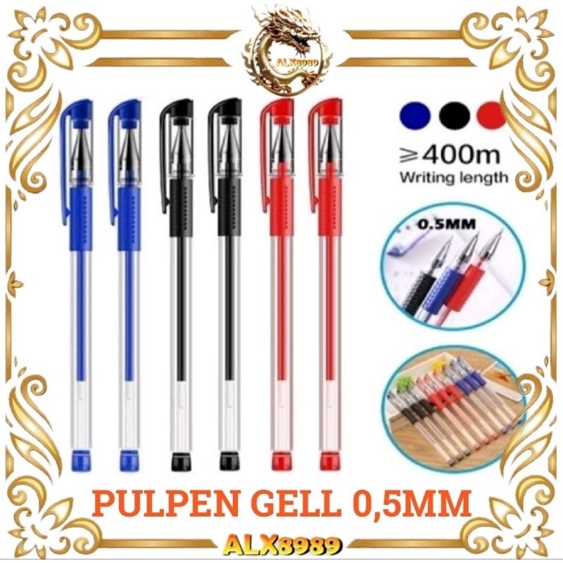 

DISKON Pena gel mimi 0.5mm Standard pulpen gel mini Sekolah Kerja Anak Alat Tulis