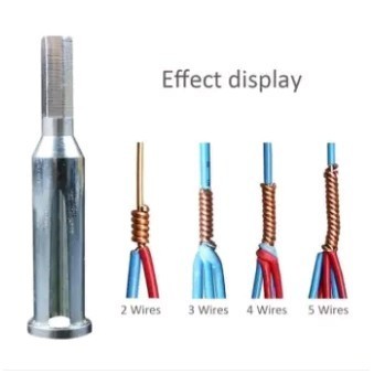 Mata Bor Alat Pemutar Penyambung Kabel Listrik 5 Lobang Twisting Tools