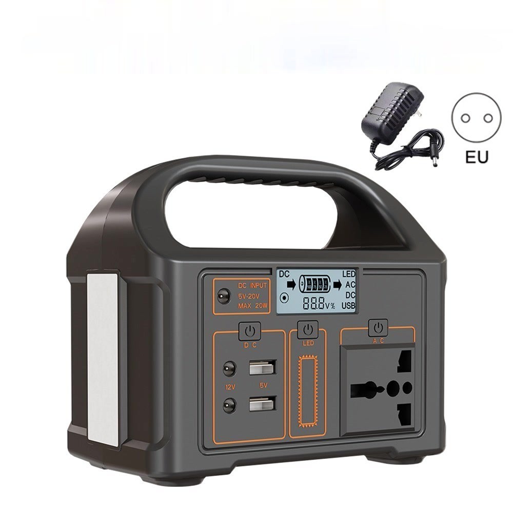 24000mAh Power Station 100W LiFePO4 Solar Generator Portable Power Station UPS Emergency Energy Stor