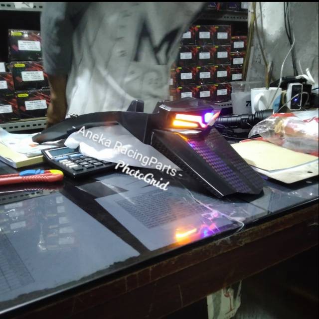stoplamp belakang crf set lampu model transformer led 3in1 pemasangan pnp undertail crf stoplamp crf
