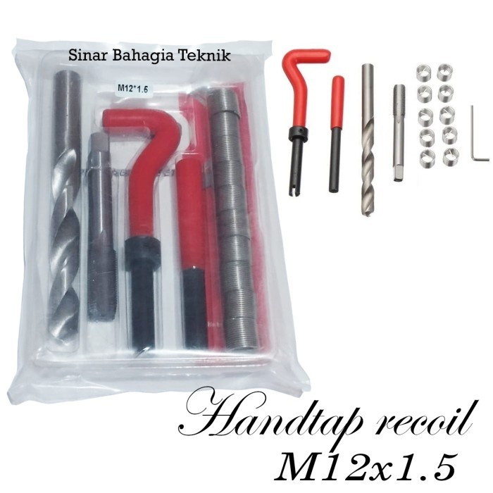 RB162 TAP RECOIL SET M12X1.5 HANDTAP COIL M12 X 1.5 THREAD REPAIR 12X1.5