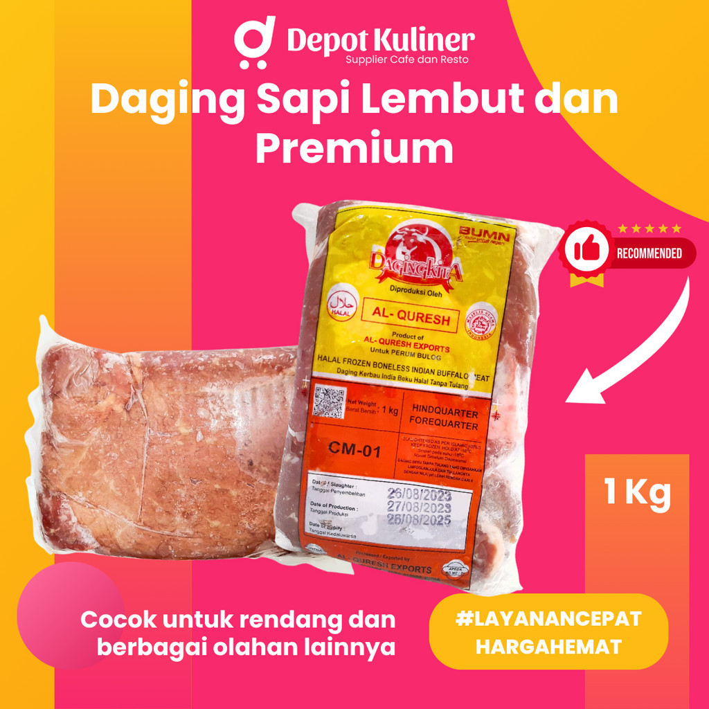 Dagingku Daging Sapi Frozen 1 Kg