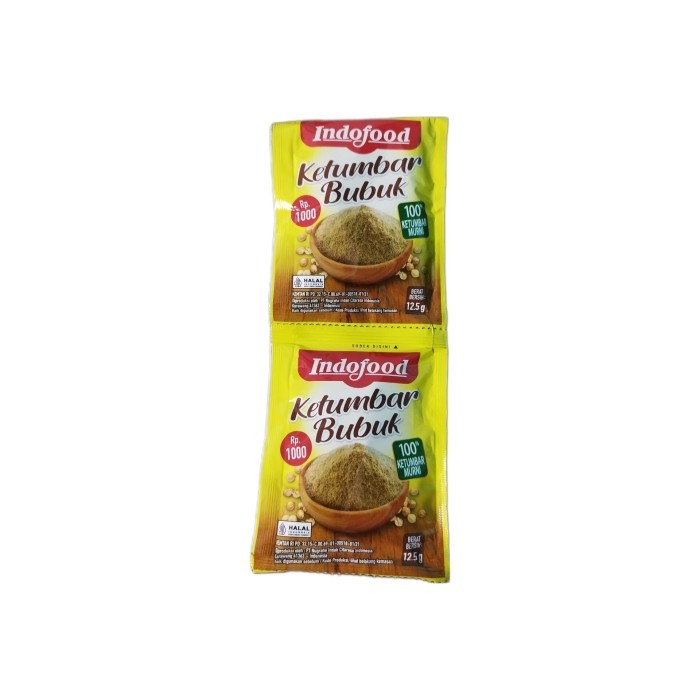 

Bumbu Indofood Ketumbar Kunyit / 1 Renceng / 12 Pcs