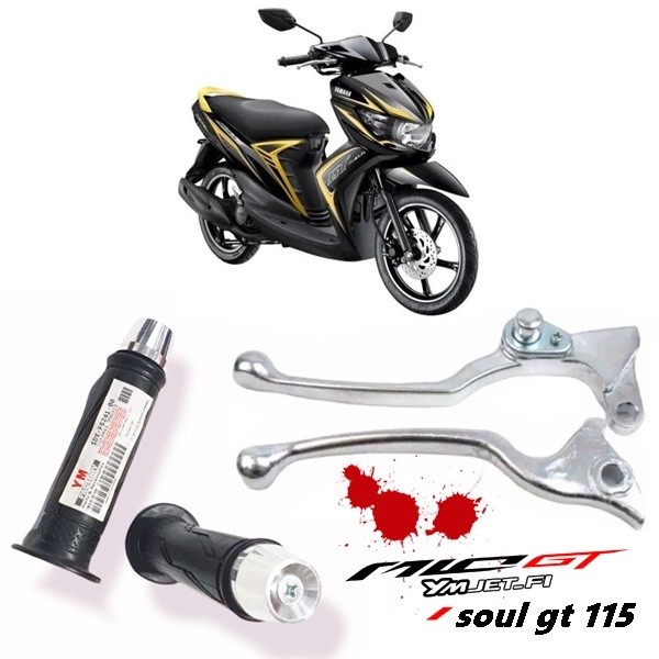 Paket Karet Grip / Slongsong Gas + Handle handel rem Mio GT Mio 115 / 113 Soul GT 115