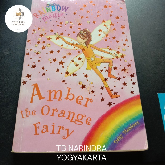 Buku Novel Anak Impor - RAINBOW magic-Amber the Orange Fairy - Daisy Meadows