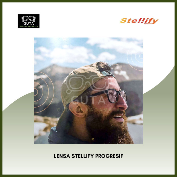 Lensa Kacamata Progresif Stellify Comfy Start  Index 1.67 HVP XP UV-420 Original