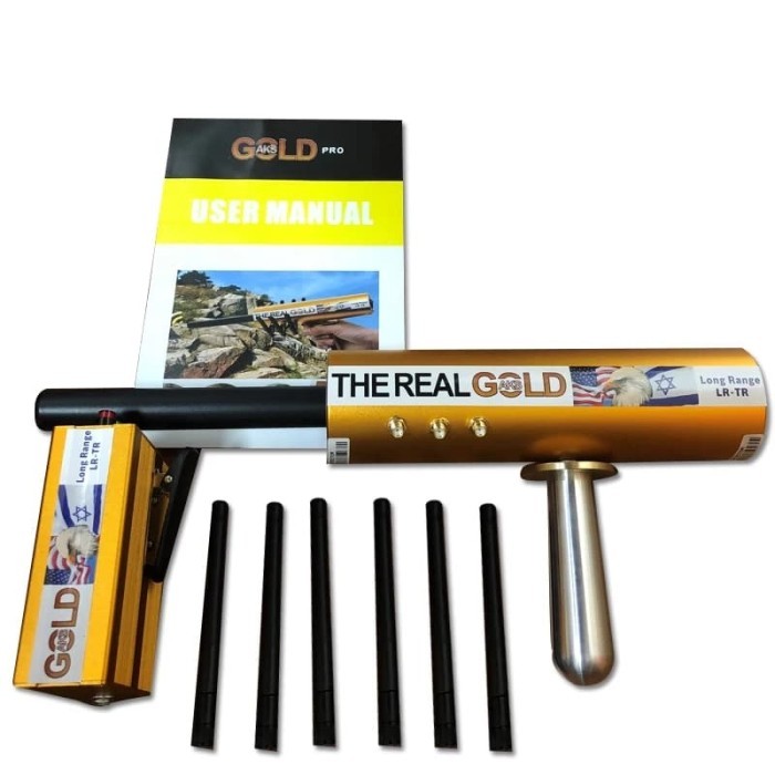 The Real Gold AKS Long Range Gold Detector 6 Antennas
