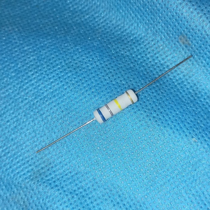 resistor R carbon film 680K 680 K 2watt 2 w watt WAT 2WAT ohm A