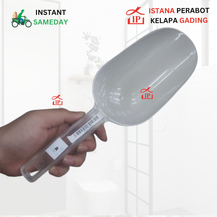 Centong Es Batu Ice Scoop Sekop Es Akrilik 3 Ukuran