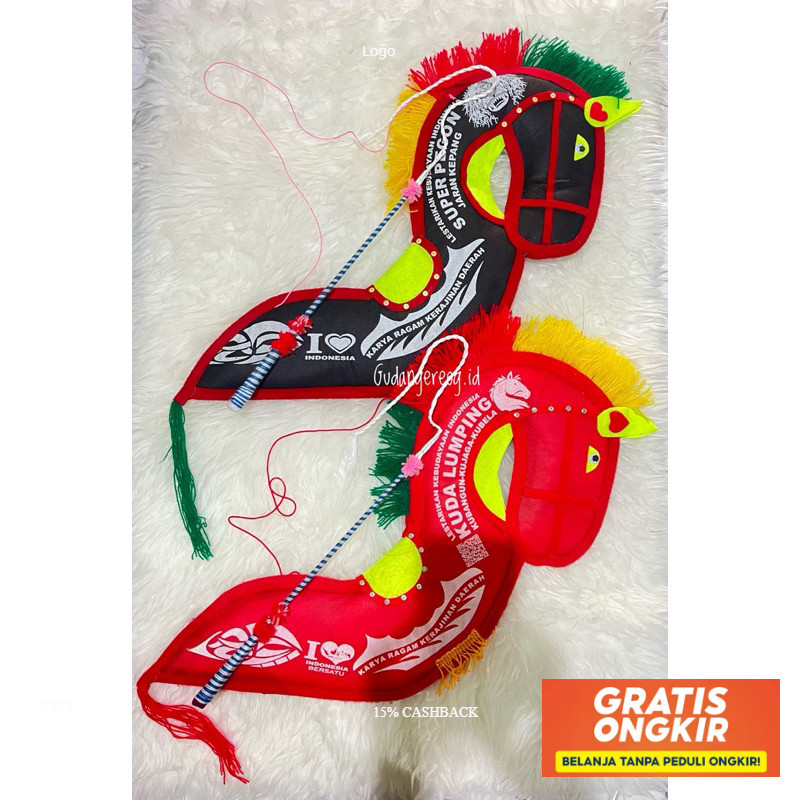 KUDA SPON + PECUT JARANAN KEPANG JARANAN PEGON KUDA KEPANG MAINAN KUDA LUMPING KUDA PONOROGO JARANAN