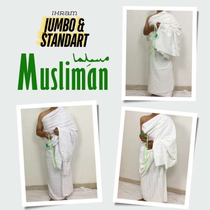 IHRAM DEWASA/IHRAM UMROH/IHRAM PRIA/IHRAM MURAH