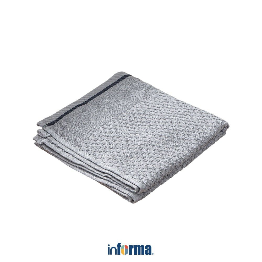 Informa 40x70 cm Wayney Handuk Tangan C - Abu-Abu Hand Towel Kain Pengering Tangan Perlengkapan Ruma