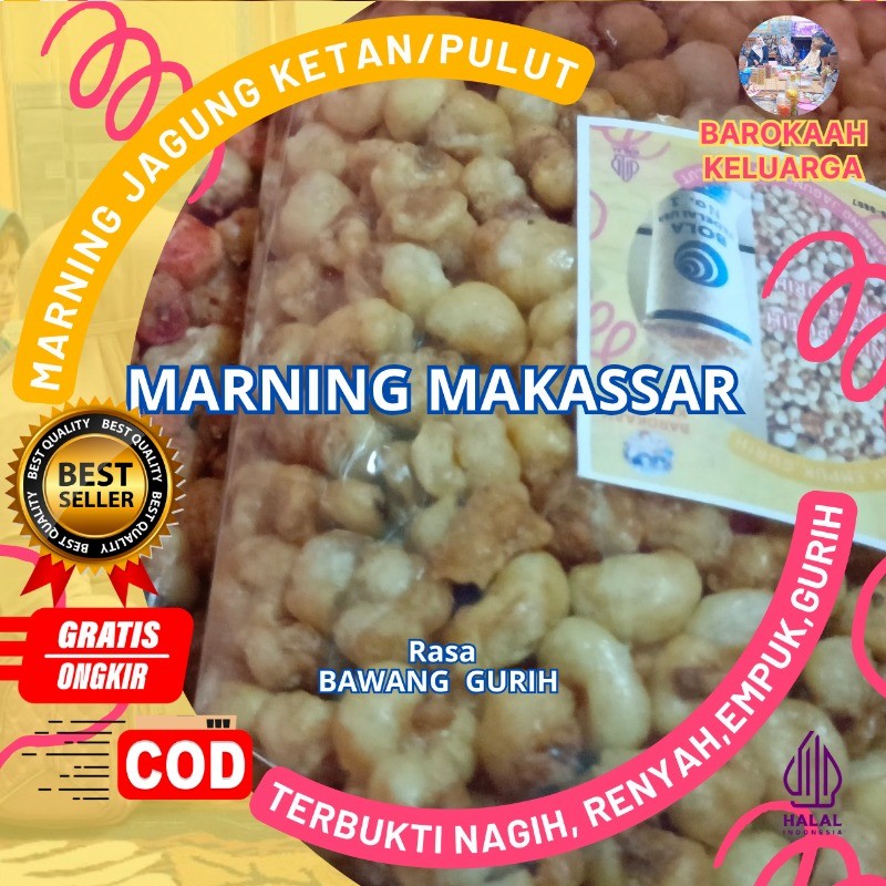 

Marning Super Premium kiloan sangat Cocok buat Hidangan Tamu khas makassar 100 gr original PALING MURAH original dari jagung ketan/pulut