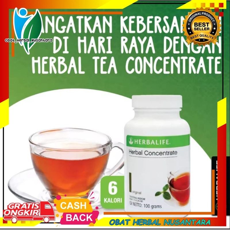 Distributor Teh Herbalife concentrate Obat Herbal Pembakar Lemak Cepat - Suplemen Pelangsing Badan D