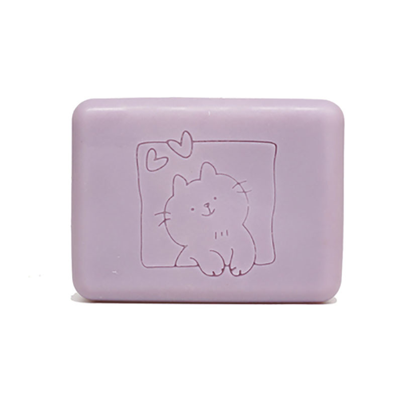 

Left & Right Handmade Soap Stamp Custom DIY Acrylic Soap Printed Lovely Cat Animal Pattern Chapter Seal Stamp
