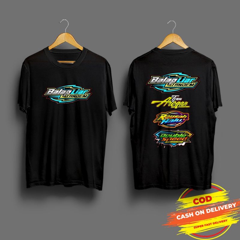 Kaos Racing Team Balap Liar Terbaru | Kaos Racing Pria | Team Arogan Racing Speed