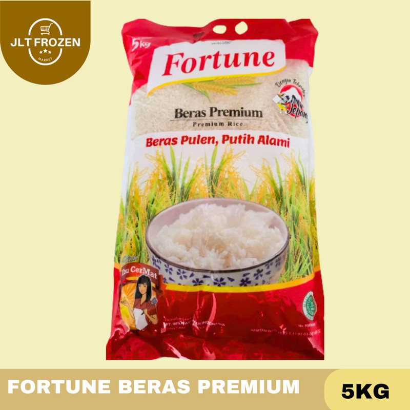 

Fortune Beras Premium / Beras Pulen Pulan Putih Alami - 5 KG