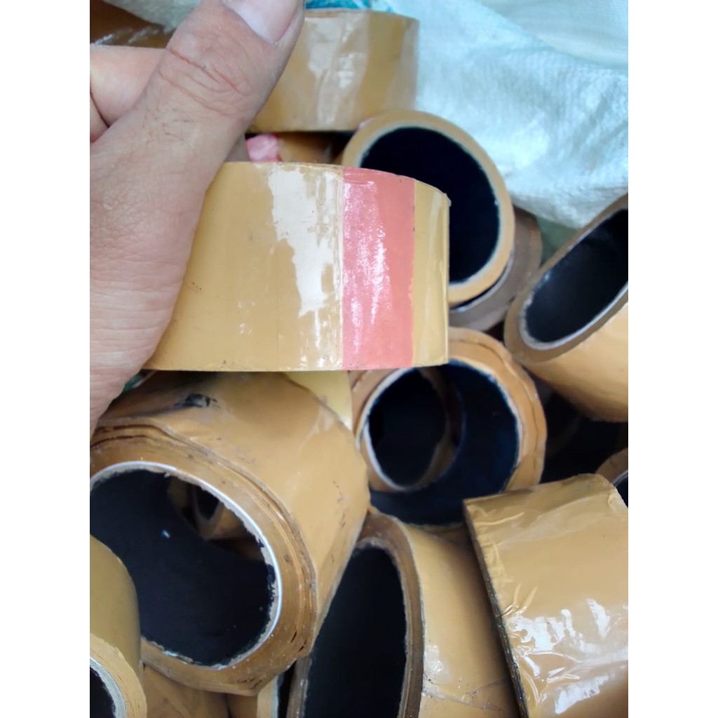 LAKBAN KILOAN 1KG 1000GR lakban campur warna nachi 2 inch davi mpi  48 x 100  70 yard coklat solasi 