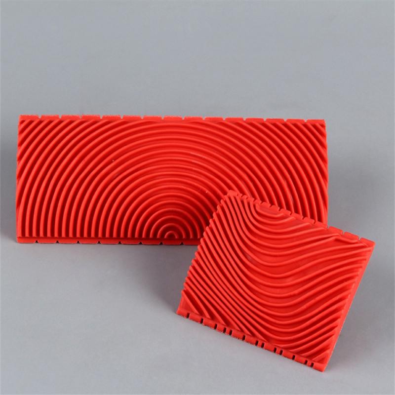 

Rubber Roller Brush Imitation Wood Graining Wall Painting Tool For Art Embossing DIY Wall Painting Home Decoration Brushing