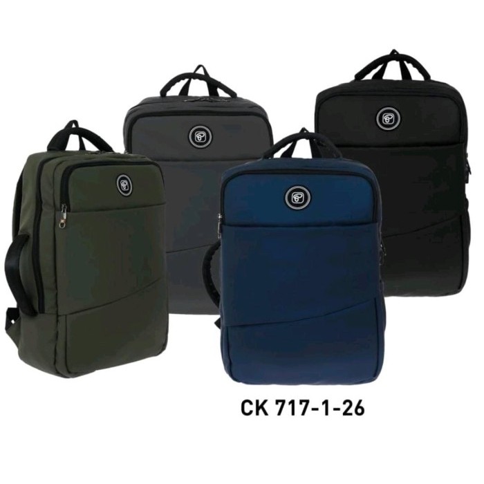 Tas Ransel Laptop Anti Air Pria Wanita Backpack Ringan - Original - President CK717