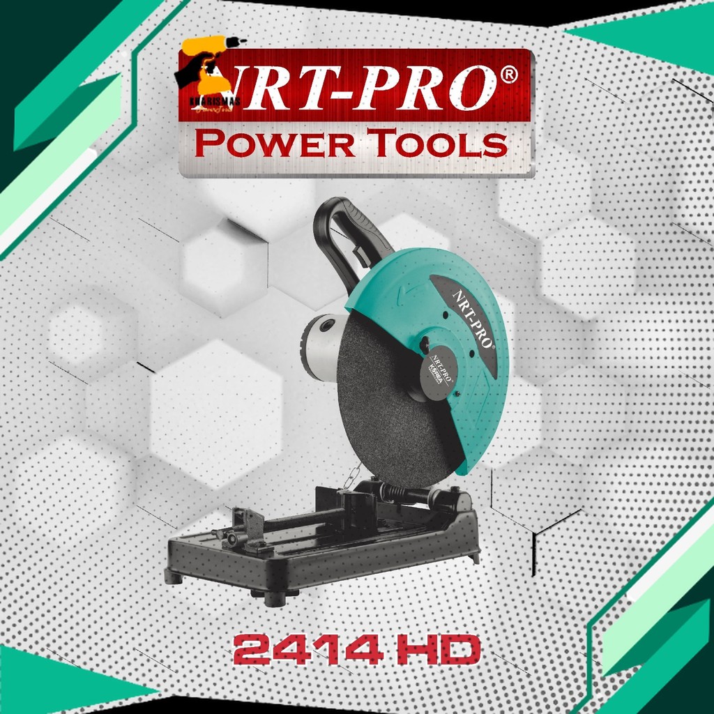 CUT OFF / MESIN POTONG BESI 14"+ BATU POTONG 2414 HD NRT-PRO