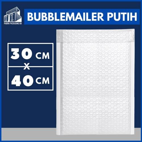 

Amplop Bubble Mailer Wrap 30x40 cm Putih Premium Quality MURAH Amplop Bubble Wrap Poly Mailer Padded Envelope Packaging 30x40 cm