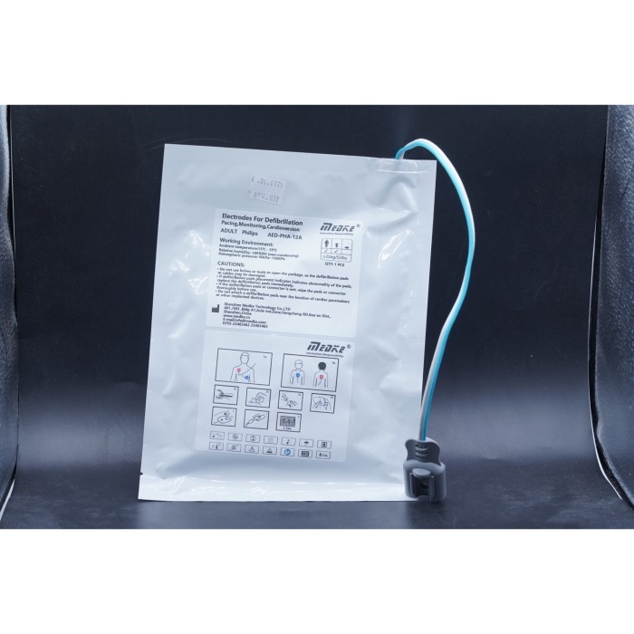 Medke AED-PHA-12A Philips CN539 Disposable AED Pads Adult Dewasa Electrodes For Defibrillation Pacin