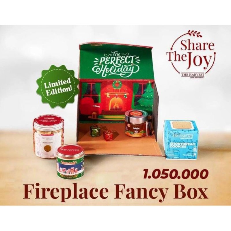 

The Harvest - Hampers Natal / Tahun Baru Fireplace Fancy New Year Natal Parcel Christmas Hampers Box 2024