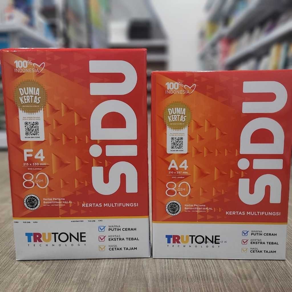 

Kertas HVS A4 & F4 SiDU 80 gsm -AMR