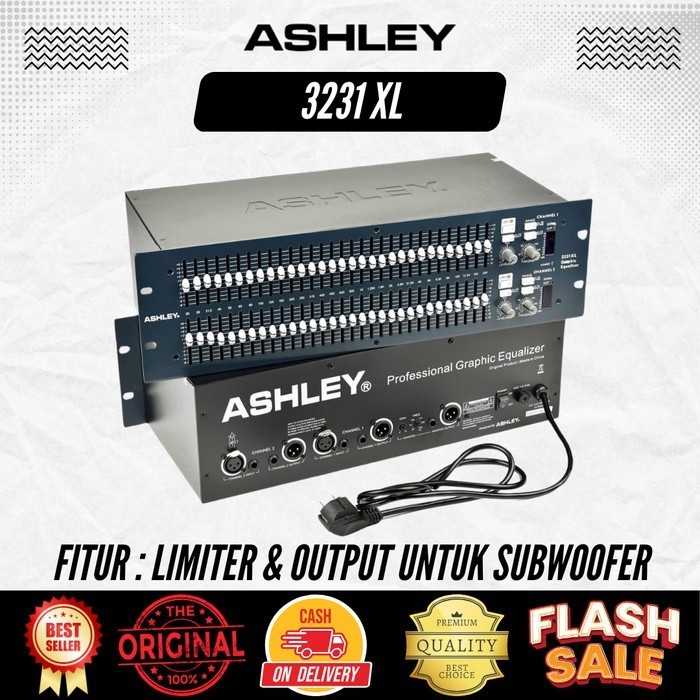 Equalizer Ashley 3231 XL Fitur Limiter Dan Output Subwoofer