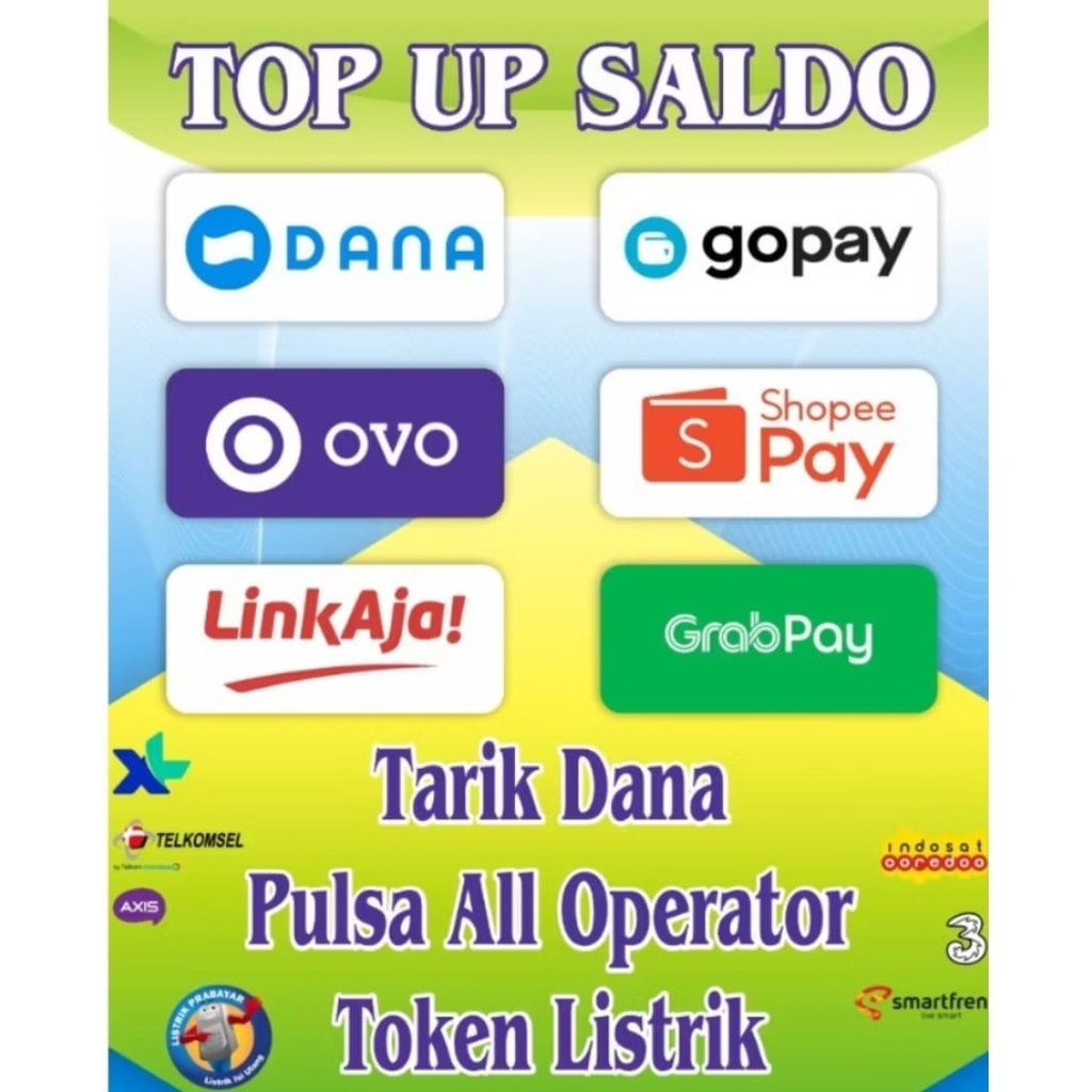 

OPEN 24 JAM !! VABO TOP UP SALDO listrik & ISI PULSA XL MURAH Dan