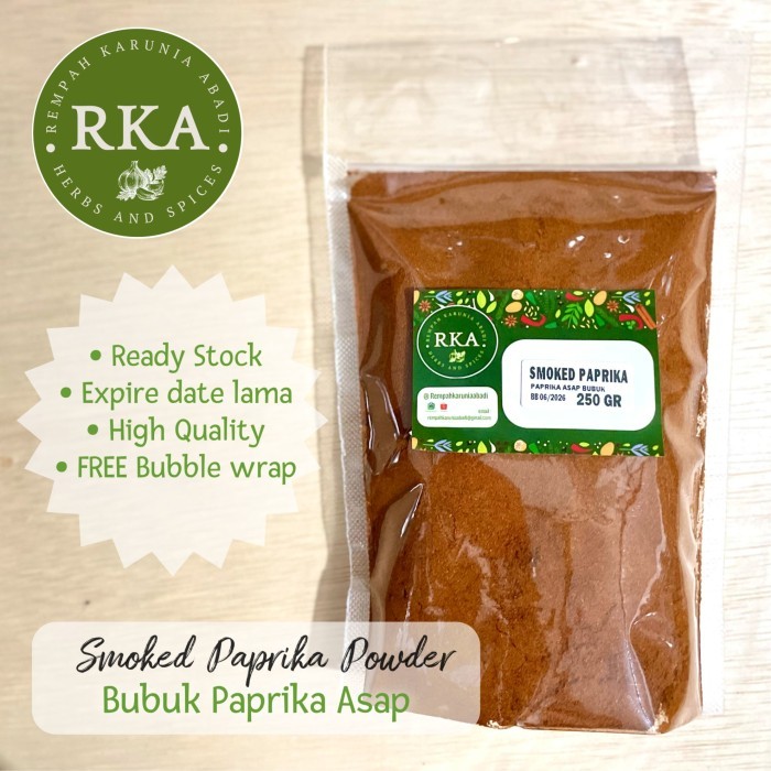 

Bubuk Paprika Asap 250 gr / Smoked Paprika Powder 250gr