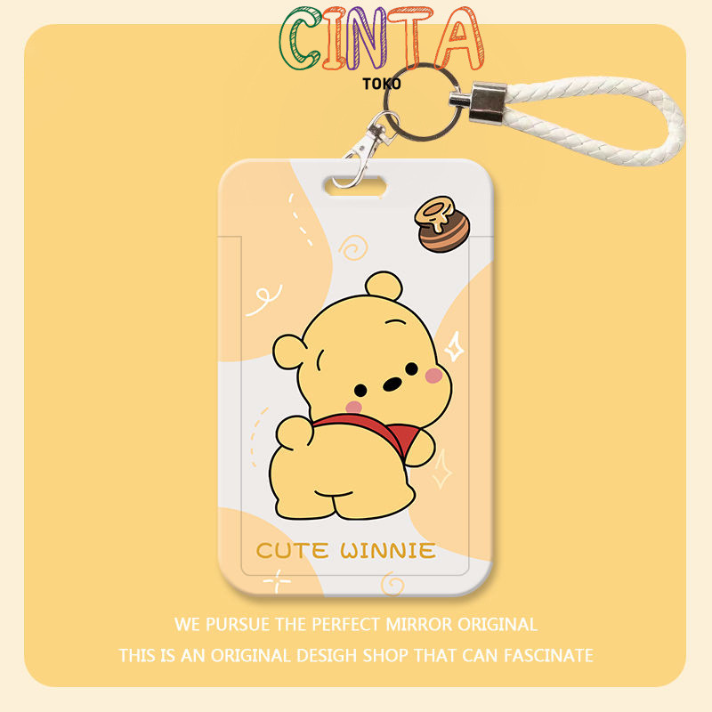 

Cute little bear student cafeteria meal card badge card holder campus card bus Yangchengtong subway access control work