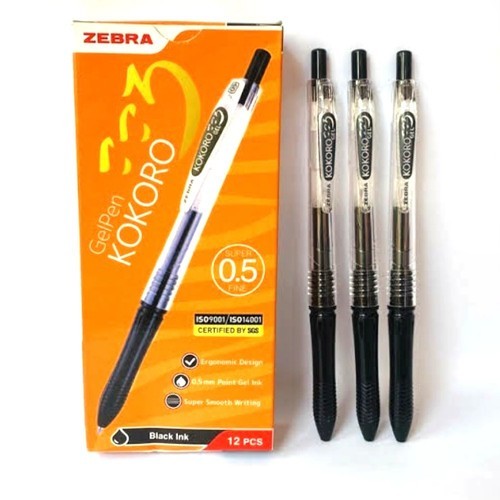 

Bolpen - Zebra Kokoro Gel Isi 3 pcs - Pulpen Gel