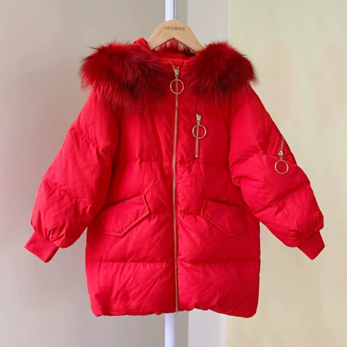 Jaket Anak Laki-Laki Perempuan Musim Dingin Kids Winter Jacket Goose Down Bulu Angsa Fashion Tebal H