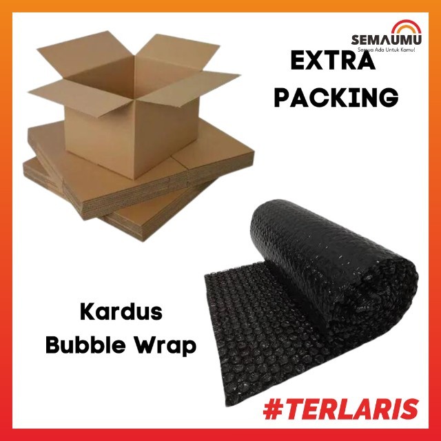 

Packing Kardus + Bubble Wrap