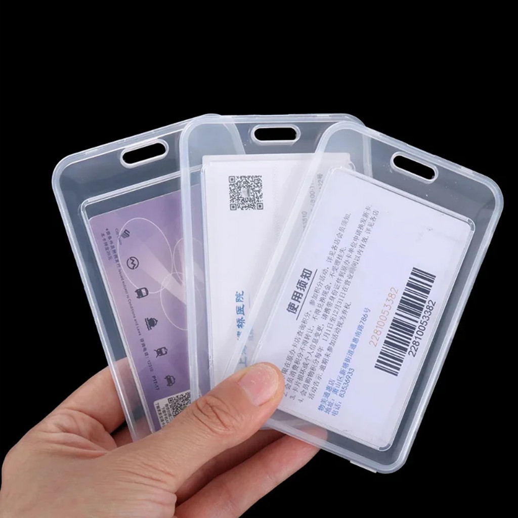 

LB tempat idcard box clear card holder clear bening frame card bukatutup CASING BOX/FRAME ID CARD S099
