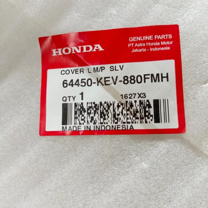 Cover Kiri Main Pipe Silver Supra 100 ORI AHM 64450KEV880FMH BERKUALITAS